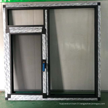 Portes en PVC personnalisées et PROFIL ALUMINUM Windows Profils d&#39;aluminium à double fenêtre à double pendaison